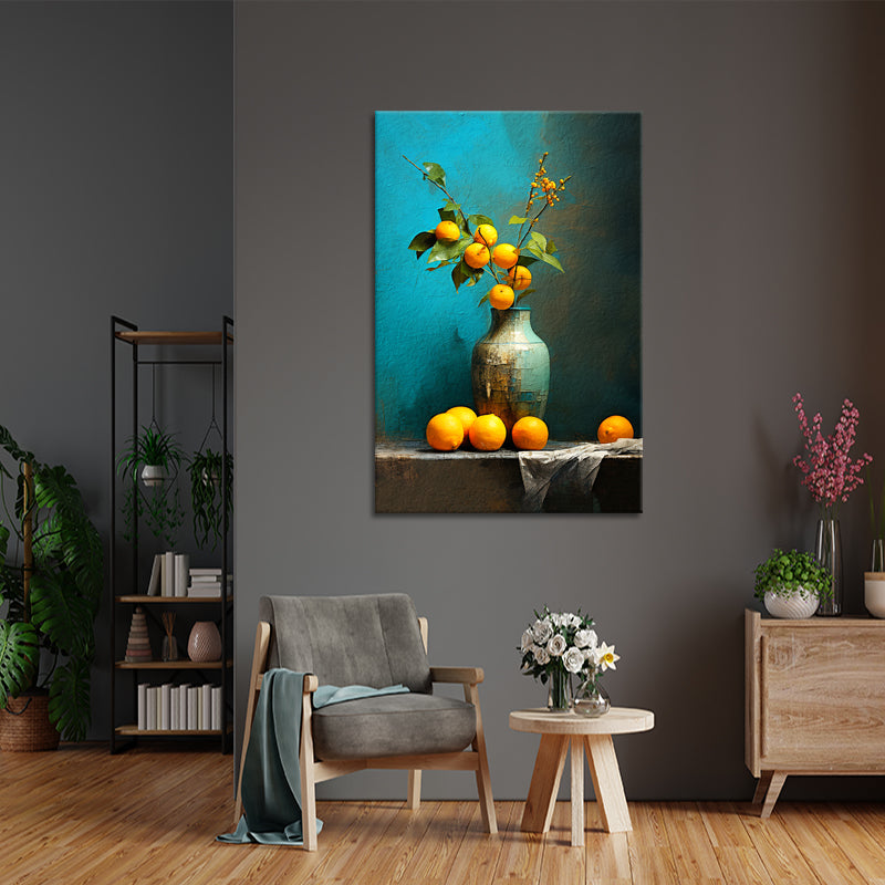 Stilleben mit Orange
