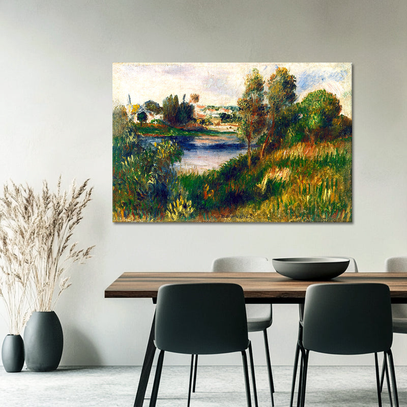 Landschaft bei Vetheuil – Auguste Renoir
