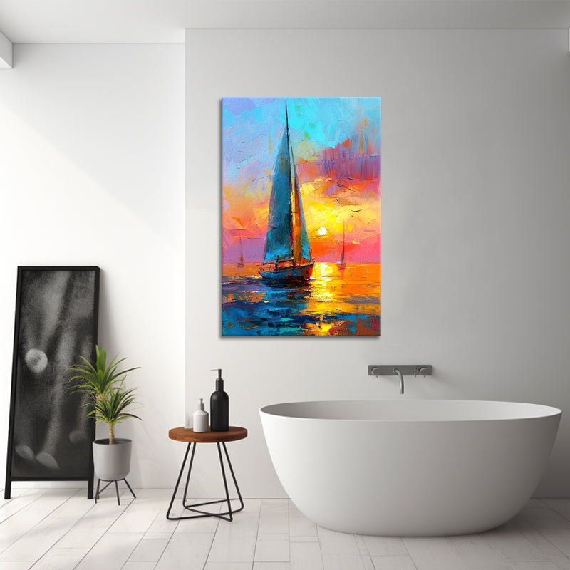 Zeilboot Schilderij