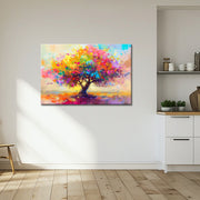 Gemälde Bunter Baum