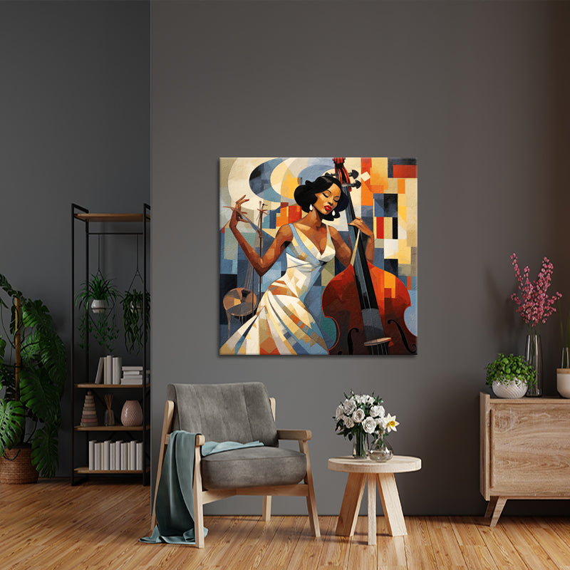 Vrouw en Cello