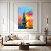 Zeilboot Schilderij