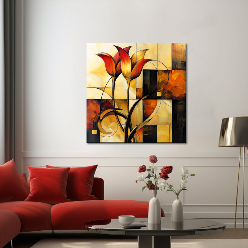 Kunst Abstract bloemen