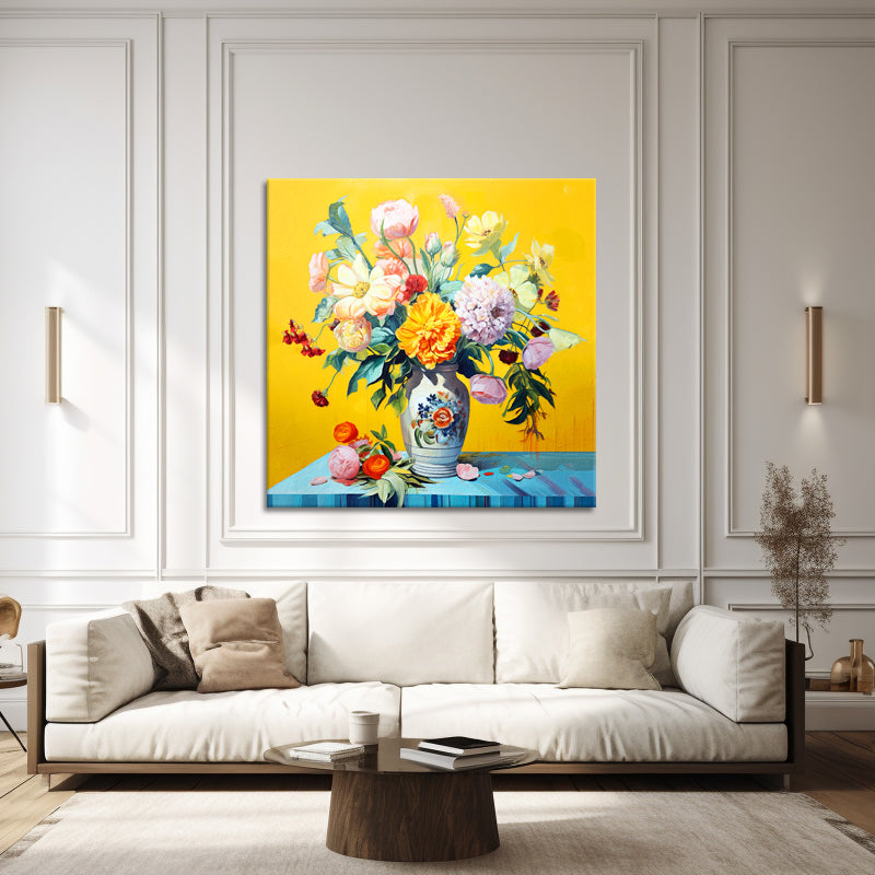 Blumen im authentischen Stil