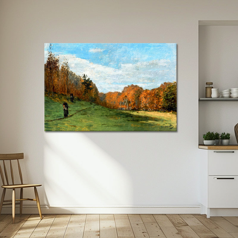 Holzsammler im Wald von Fontainebleau - Monet