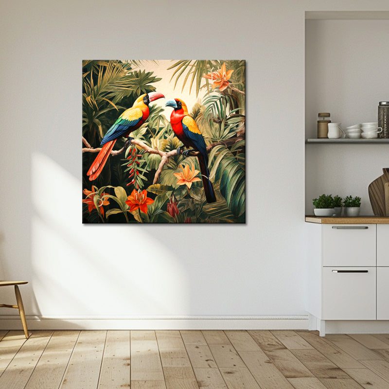 Vogels in Landschap