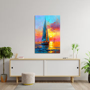 Zeilboot Schilderij