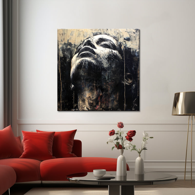 Schilderij vrouw in art