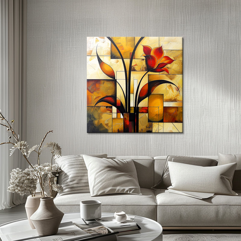 Kunst Abstrakte Blume
