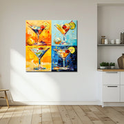 Cocktail canvas schilderij