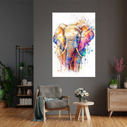 Gefärbter Elefant