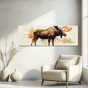 Panorama schilderij van een Eland