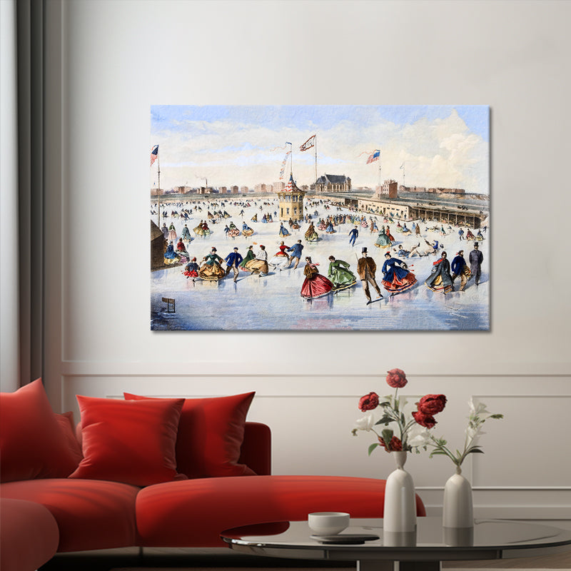 Ice Skating in New York Has Always Been Magical - Winslow Homery