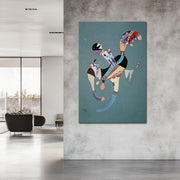 Eine schwebende Figur – Kandinsky