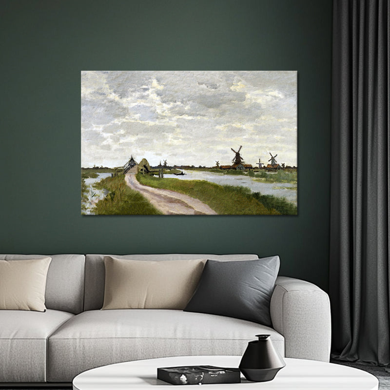 Windmühlen bei Zaandam – Monet