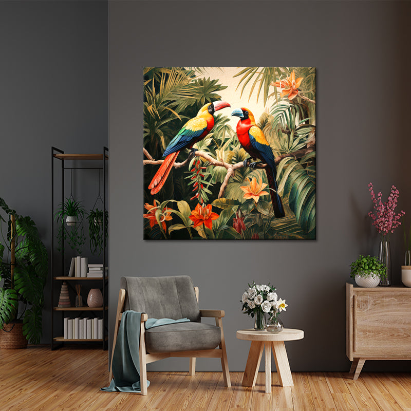 Vogels in Landschap