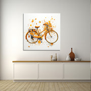 Oranje fiets