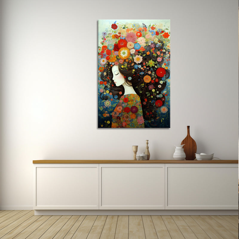 Frau mit Blumen VI