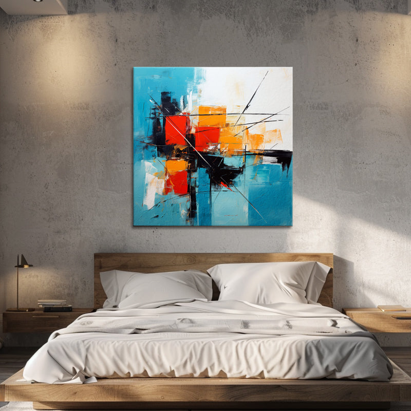 Abstrakt blau
