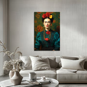 Frida Kahlo met de bloem