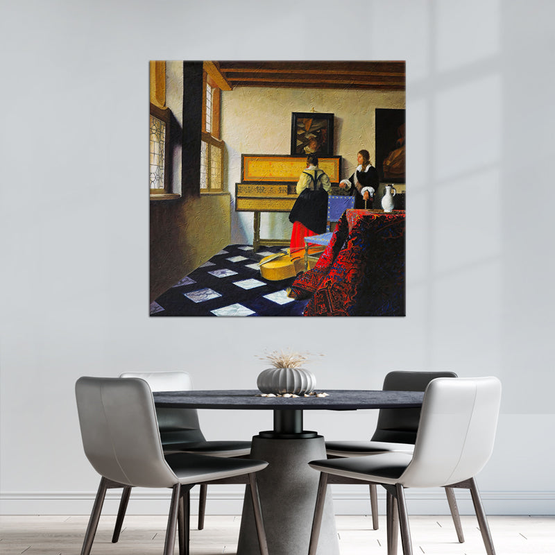 De muziekles - Johannes Vermeer