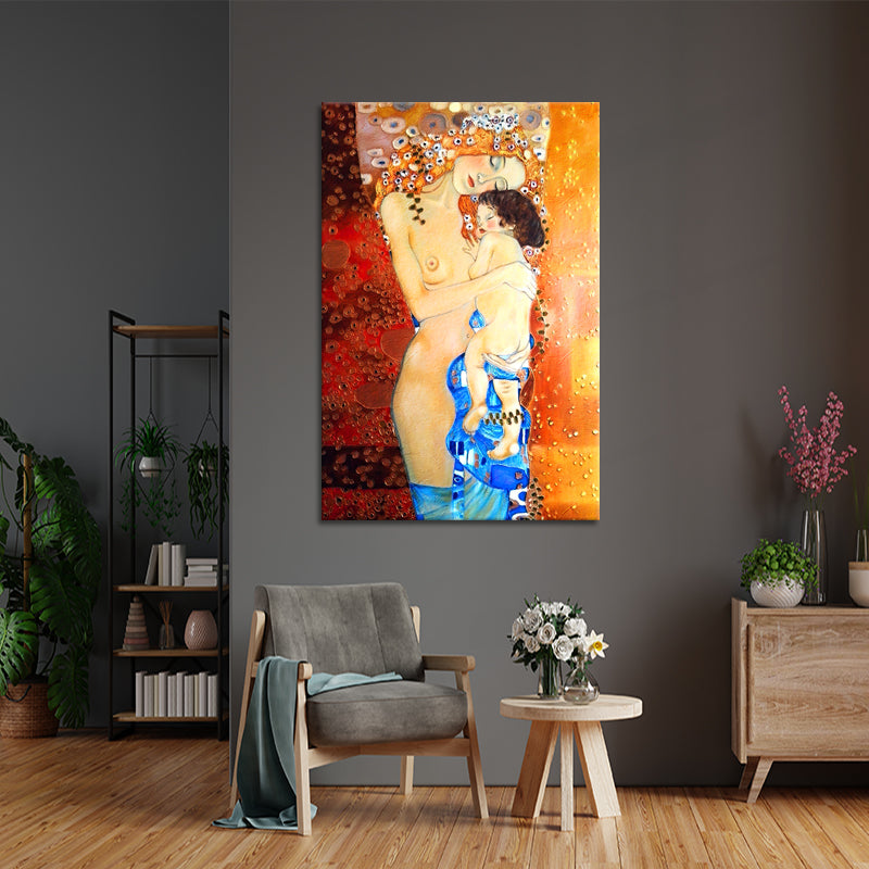 Moeder en kind - Gustav Klimt ( inspiratie)