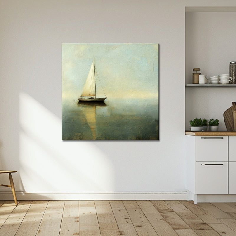 Segelboot-Gemälde Stillleben