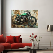 Gemälde Kawasaki-Motorrad