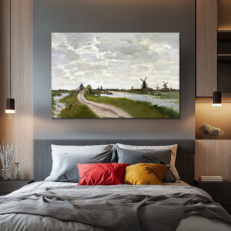 Windmühlen bei Zaandam – Monet