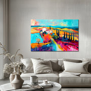 Schilderij Abstract landschap