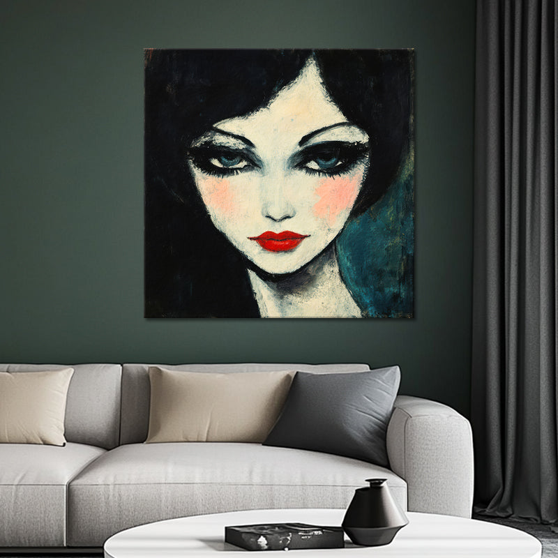Woman #6 - Kees van Dongen ( inspiratie)