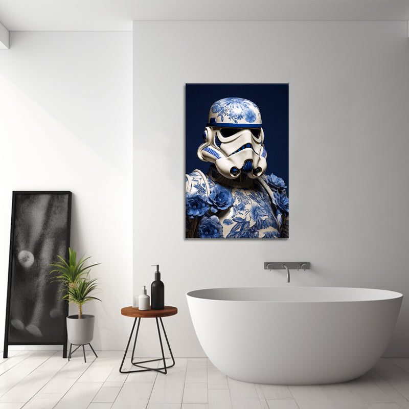 Star Wars-Figuren im Delfter-Blau-Stil