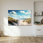 Nederlandse kust met duinen