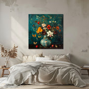 Vintage Vaas met bloemen II