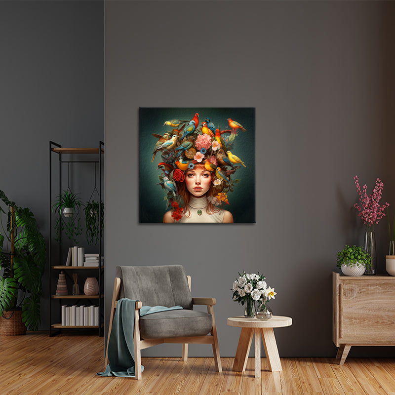 Vrouw Met Vogels II