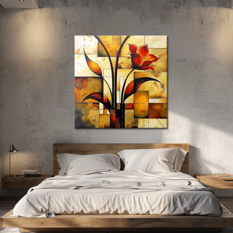 Kunst Abstrakte Blume