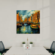 Amsterdam in Van Gogh stijl