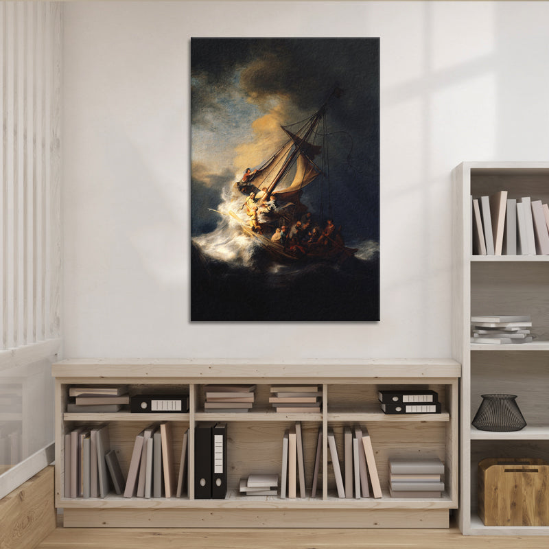 Christus in de storm op het meer van Galilea
