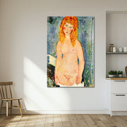 Stehender weiblicher Akt mit rotem Haar – Amedeo Modigliani