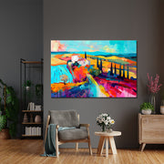 Schilderij Abstract landschap
