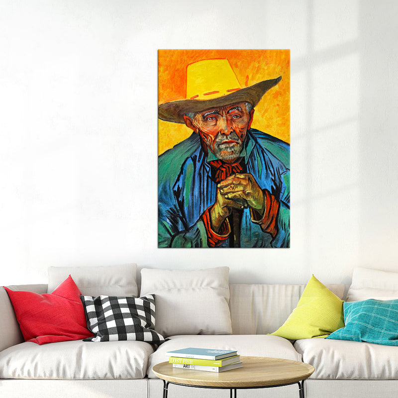 De boer schilderij van Vincent van Gogh
