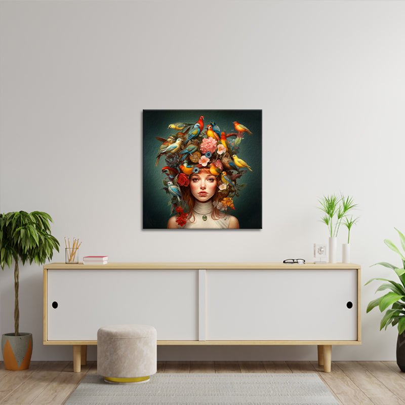 Vrouw Met Vogels II