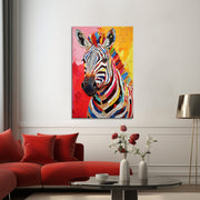 Buntes Zebra