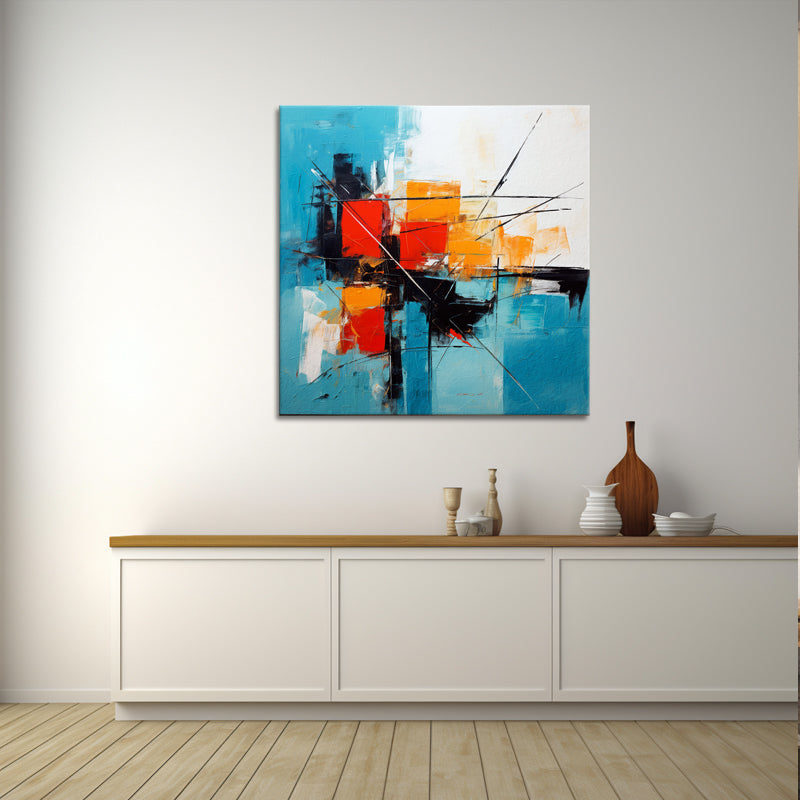 Abstrakt blau