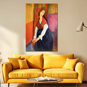 Jeanne Hebuterne in Red Shawl - Amedeo Modigliani