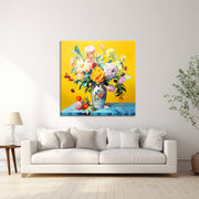 Blumen im authentischen Stil