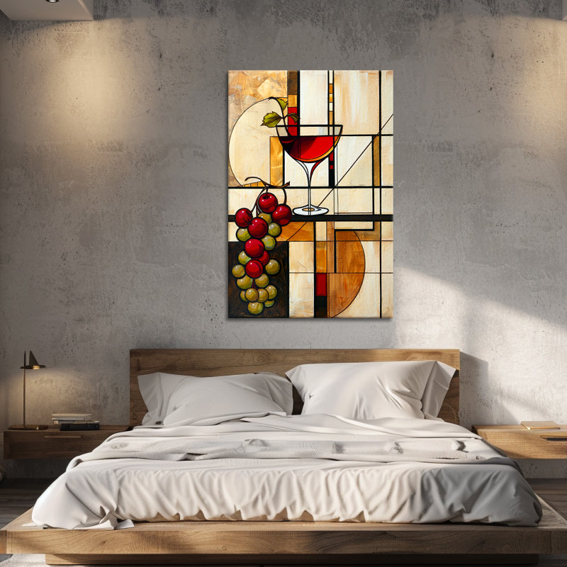 Wanddecoratie Wijn
