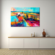 Schilderij Abstract landschap