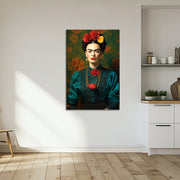 Frida Kahlo met de bloem