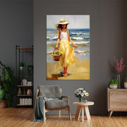 Lady on the beach